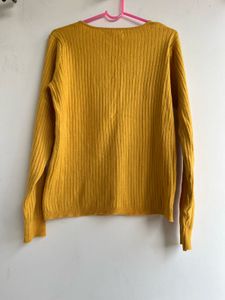 Yellow Colour Ladies Sweater