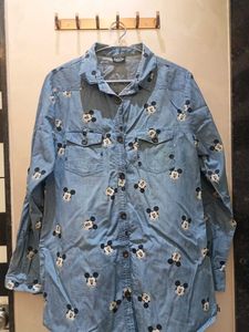 Micky mouse jeans shirt