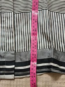 Sexy Black And White Striped Shirt