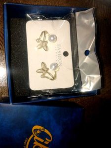 Pearl Butterfly Earrings