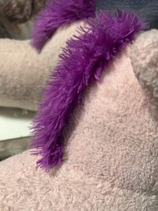 Large Unicorn Soft Toy Pillow Size Pink Lavender