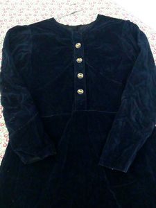 ✨Luxury Velvet Korean Style Dress✨Only At ₹750