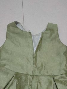 Green Party Dress(pistagreen)