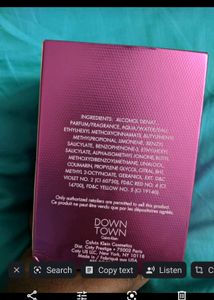 Fixed Price --Calvin Klein Downtown EDP 90ml