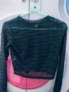 net crop top