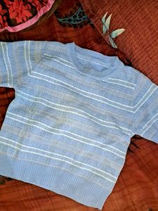 Blue Korean Top