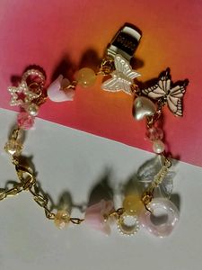 Caffeine Butterfly Bracelet