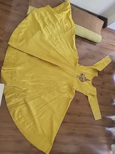 Golden Yellow Gown - Price Drop