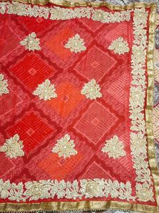 Embroidered saree