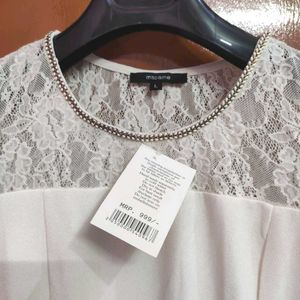 Elegant White Lace Dress