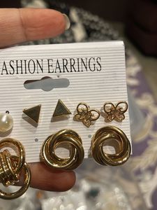 Korean Earrings Combo