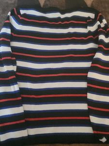 Striped Knit Sweater