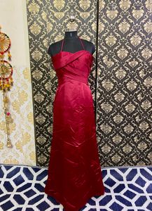 Beautiful Maroon Red Gown