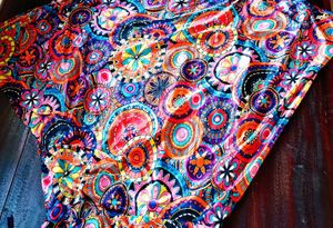 Multicolored Splashy Lehenga