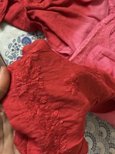 Pink Embroidered Kurta Set