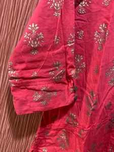 Women Straight Kurti With One Pocket