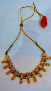 Golden Colour Neck Set for girls