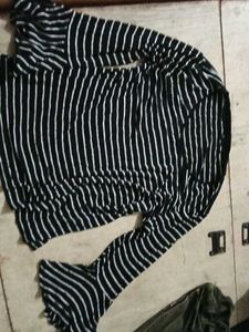 Striped Bell Sleeve Top