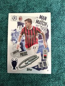 Christian Pulisic Man Of The Match Sign Card