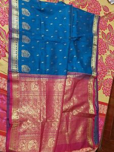 Good Condition Pure Kanjivaram Saree For Sale