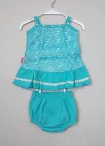 Cute Aqua Baby Outfit