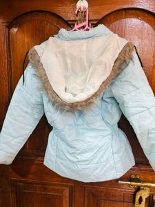 Sky Blue Puffy Winter Jacket✨✨✨✨