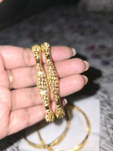 Gold Plated Bangles