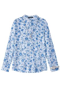 ZARA Floral Print Top &amp; Cardigan