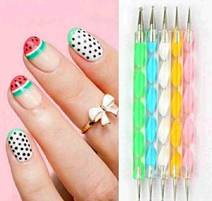 Marbleizing Nail Art Dotting Pen Tool Kit Any 1
