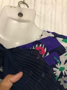 Sanhwan Multi Colour Crop Top