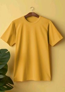 WOMEN Simple Yellow T-Shirt