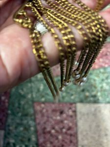 Gold Chain Ear Cuff Earrings