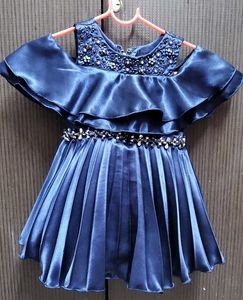 Navy Blue Party Dress