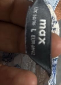 Blue Puff Sleeve Top