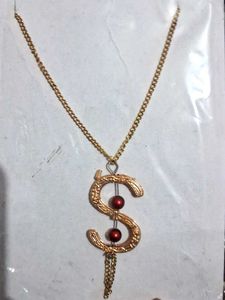 S letter pendent