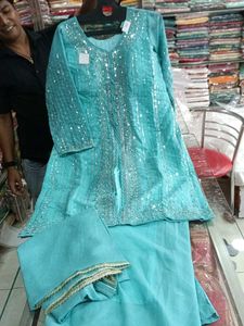 Sea Green Kurta Set