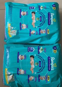 Pampers S Size Diapers - 30 Pants Each - Pack Of 2