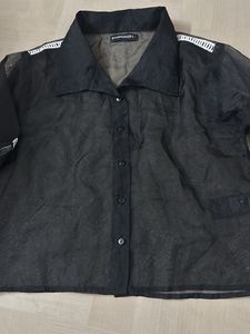 Black Sheer Blouse