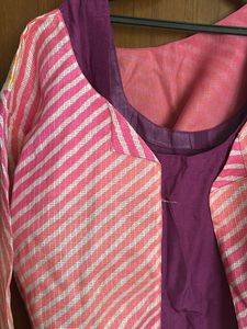 Nice Kurti With Overtop