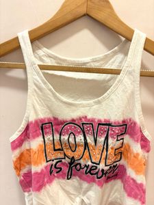 Justice Tie-Front Tank