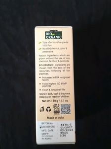 Bio Organic Sandalwood Face Pack