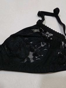 Black Lace Bra