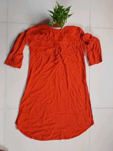 Elegant Orange Kurta