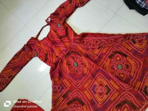 Bandhani Print Kurta Plazo