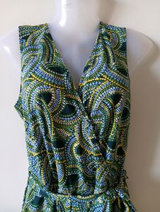 NY Collection Elegant Printed Jumpsuit