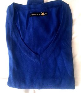 Royal Blue Colour Woolen Sweater