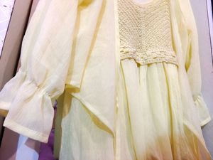 Yellow Croshea Top With Free Outer