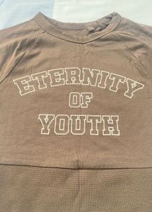 Brown Graphic Tee - Eternity of Youth