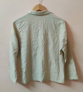 Korean Blazer Button Up Top