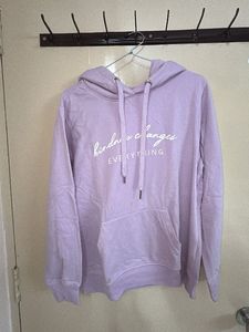 Lavender Hoodie with Graphic